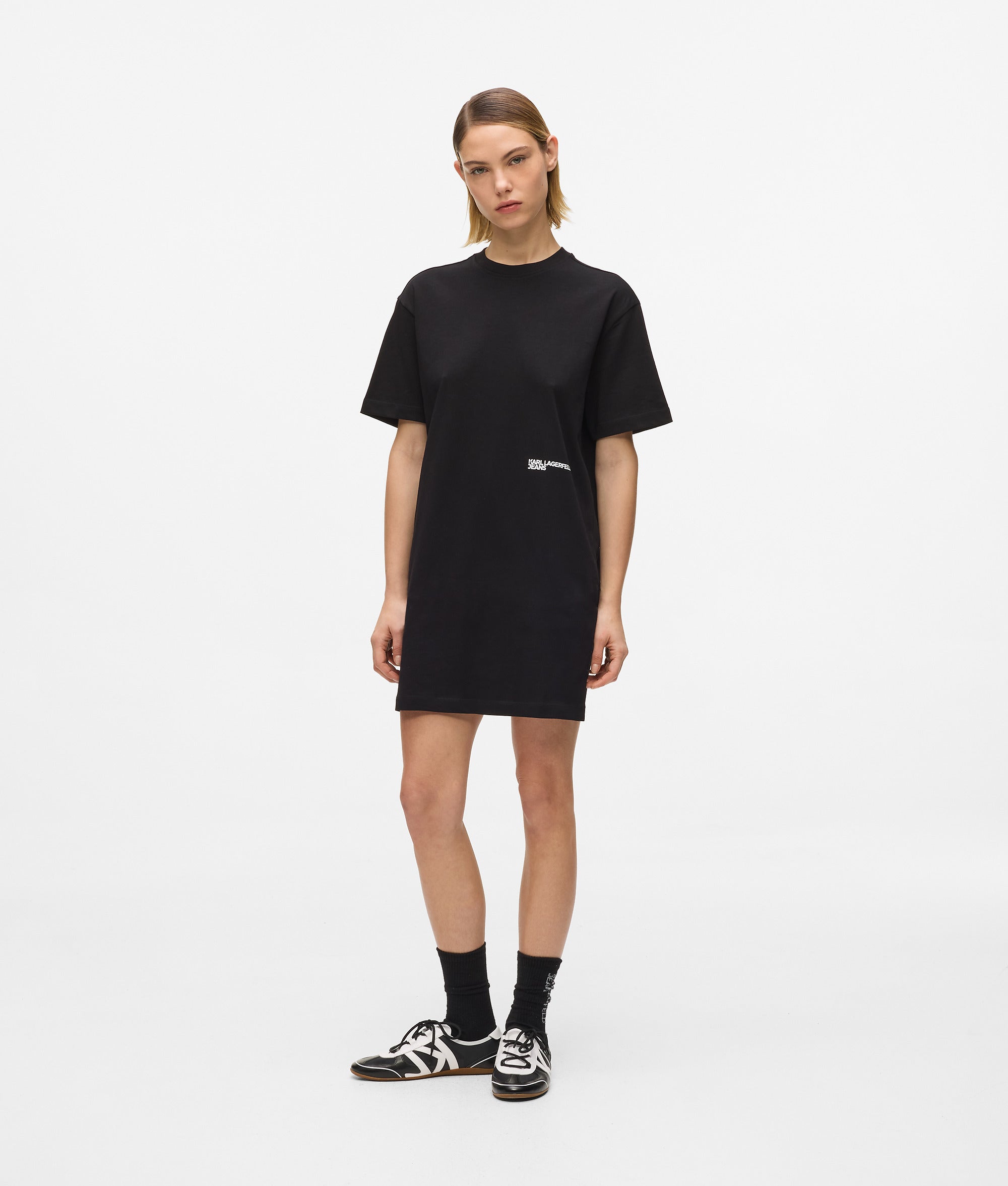 Karl quote T-shirt dress | Black | Women