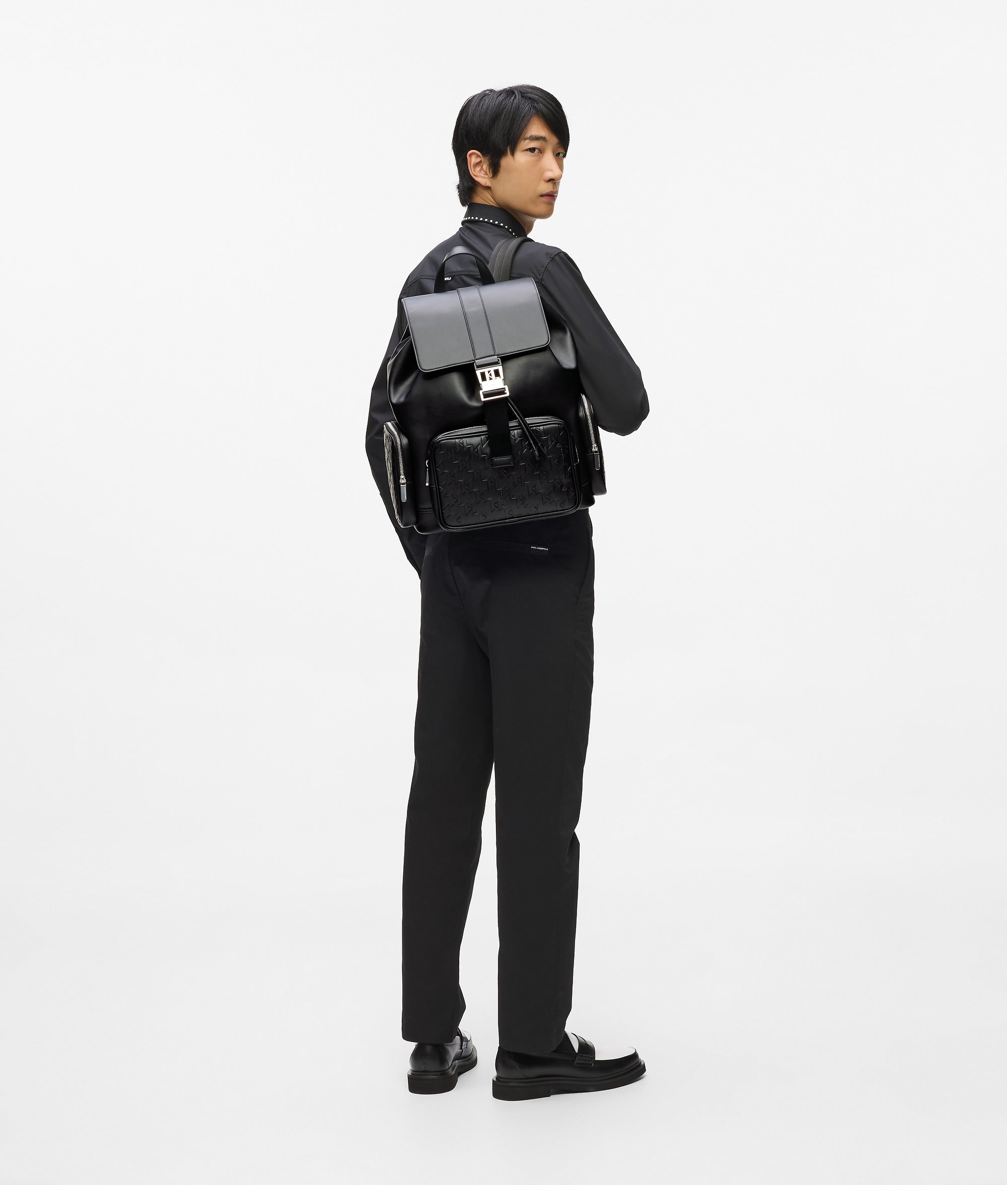 backpack traveller Karl Lagerfeld