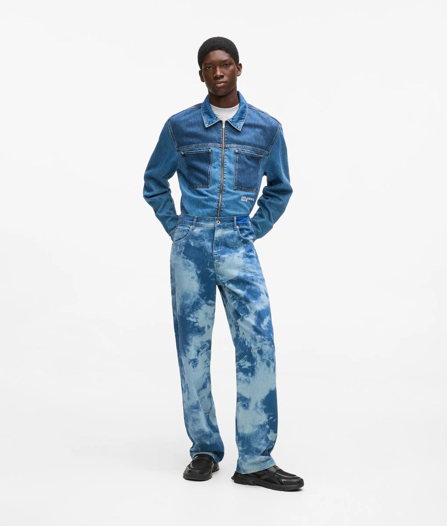 Karl Lagerfeld Jeans RELAXED KARL PRINT - T-shirt con stampa - black/nero - Zalando Karl Lagerfeld Jeans RELAXED KARL PRINT - T-shirt con stampa - black/nero - Zalando