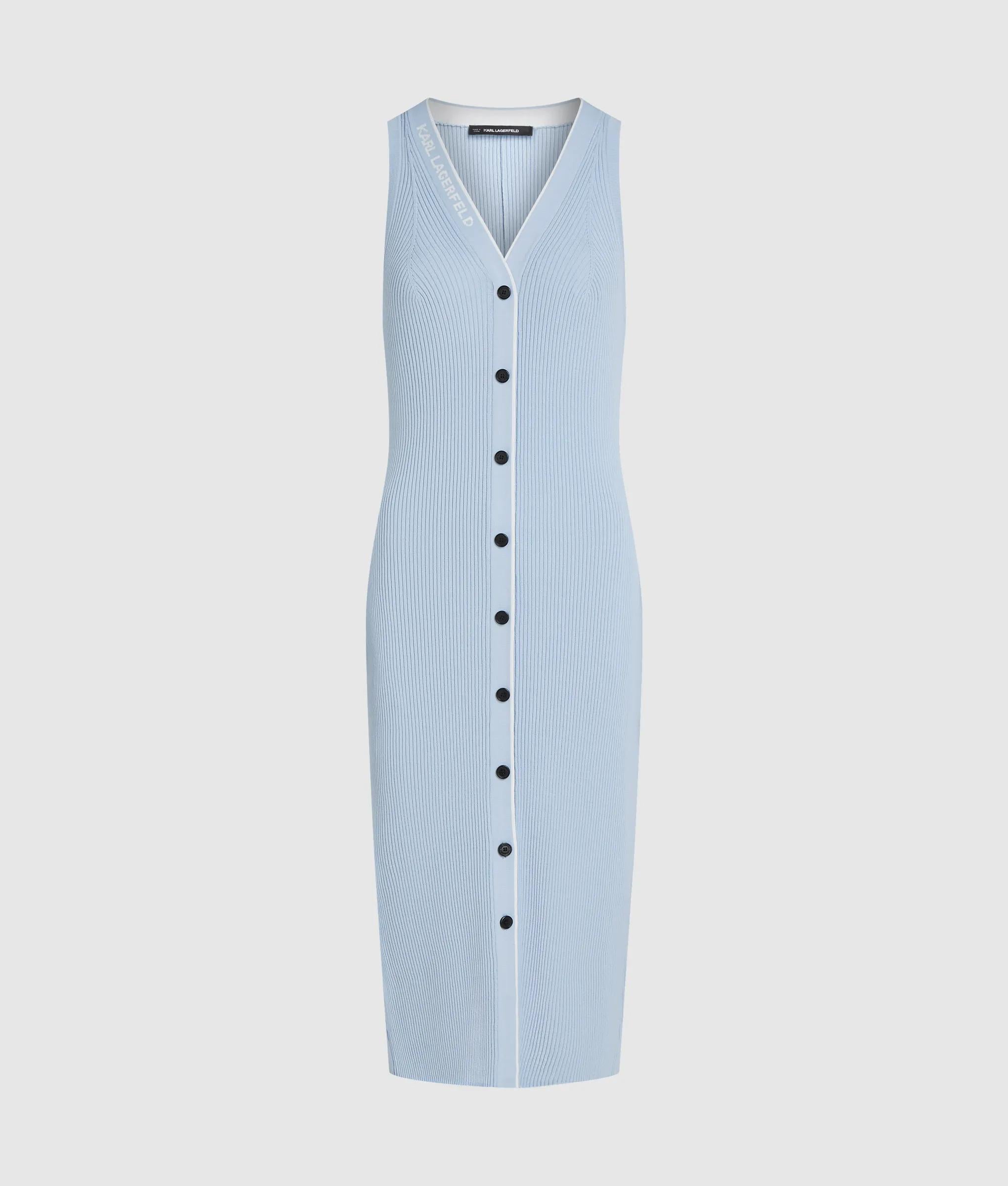 Logo knit dress | Kentucky Blue-Pristine | Women