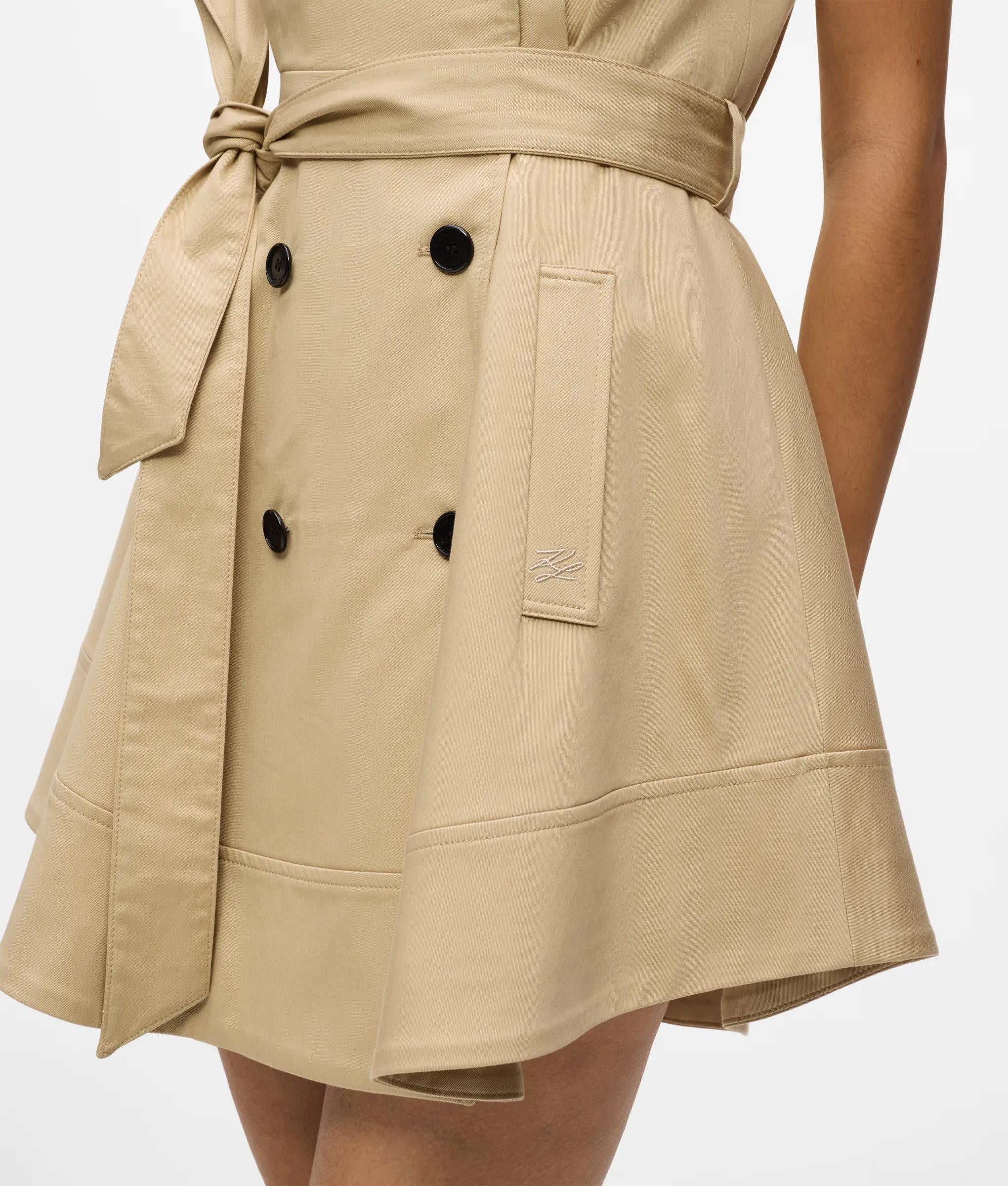 Karl Lagerfeld Kl X Amber Valletta Trench Dress Karl Lagerfeld Kl X Amber Valletta Trench Dress