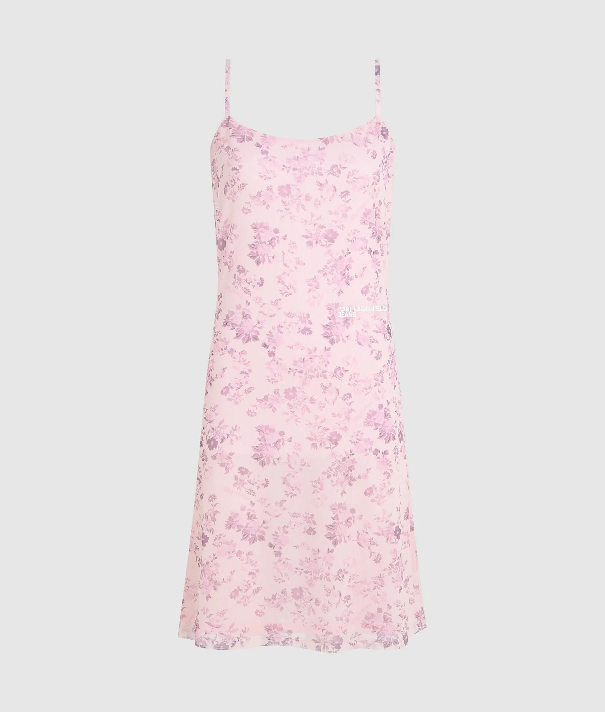 pink karl lagerfeld dress Karl Lagerfeld Women's Poplin Midi Sundress - Pink