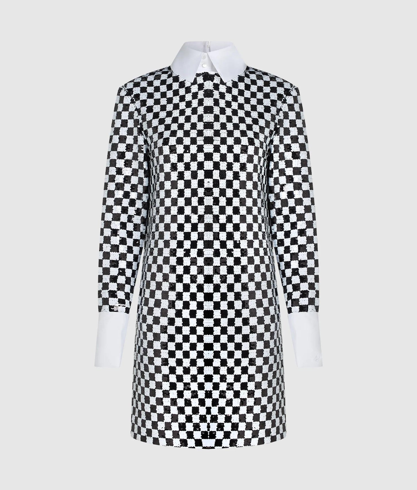 checkered sequin dress Sequin Checker Mini Dress