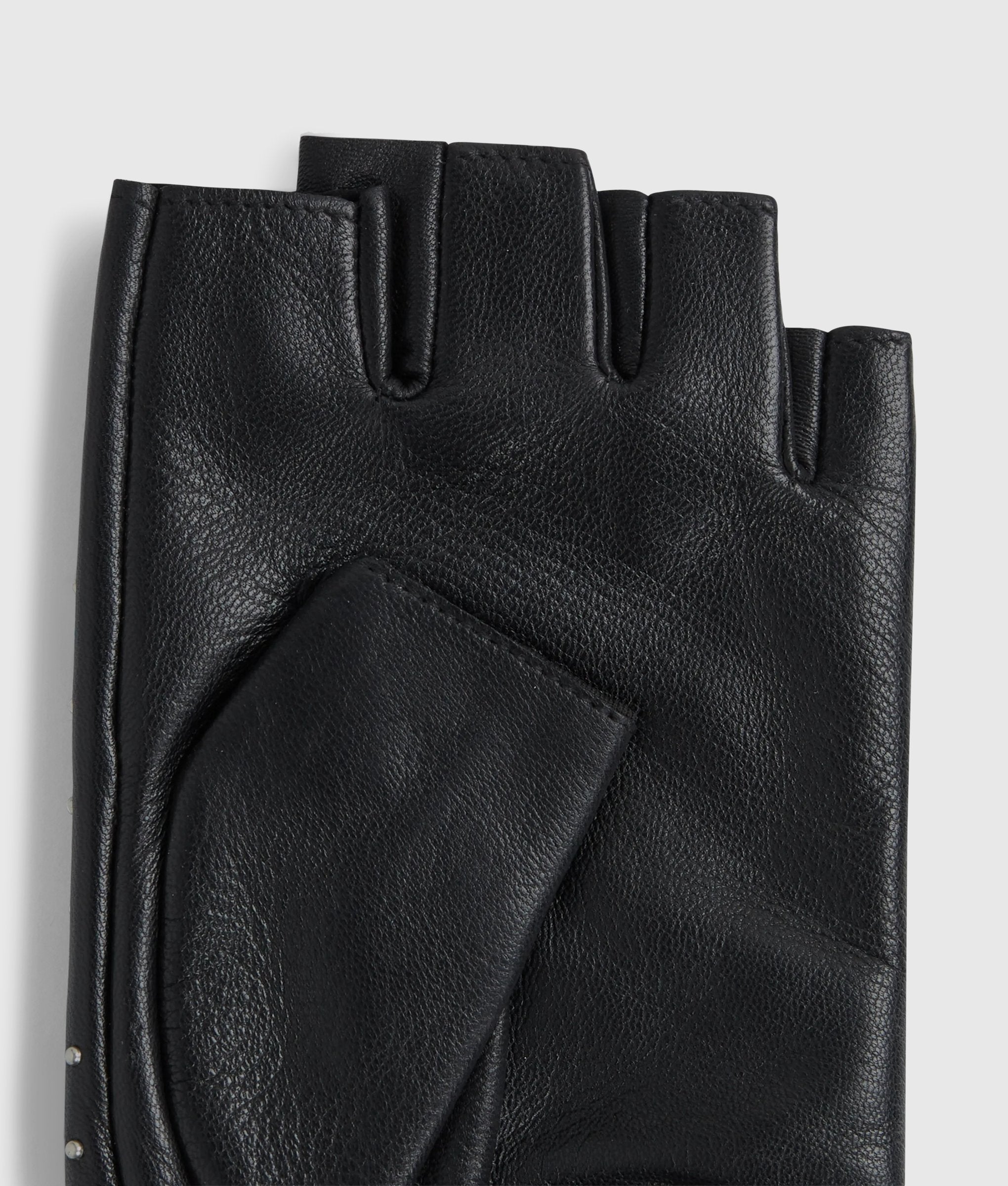 K/Autograph Fingerlose Handschuhe mit Nieten | Schwarz | Damen