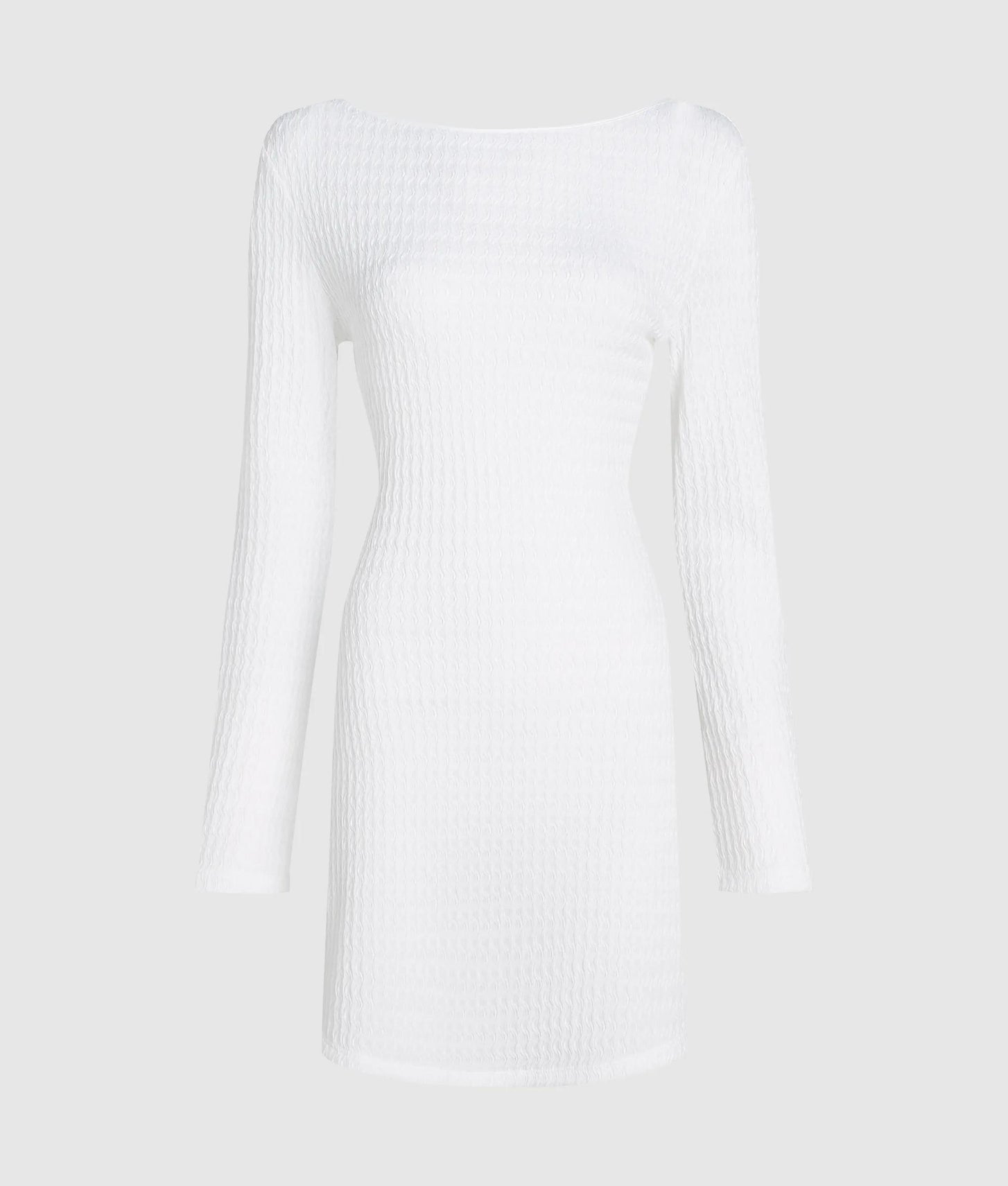 Textured Faux-Pearl Mini Beach Dress Cannoli Cream | Women | KARL LAGERFELD | Page 1 Textured Faux-Pearl Mini Beach Dress Cannoli Cream | Women | KARL LAGERFELD | Page 1