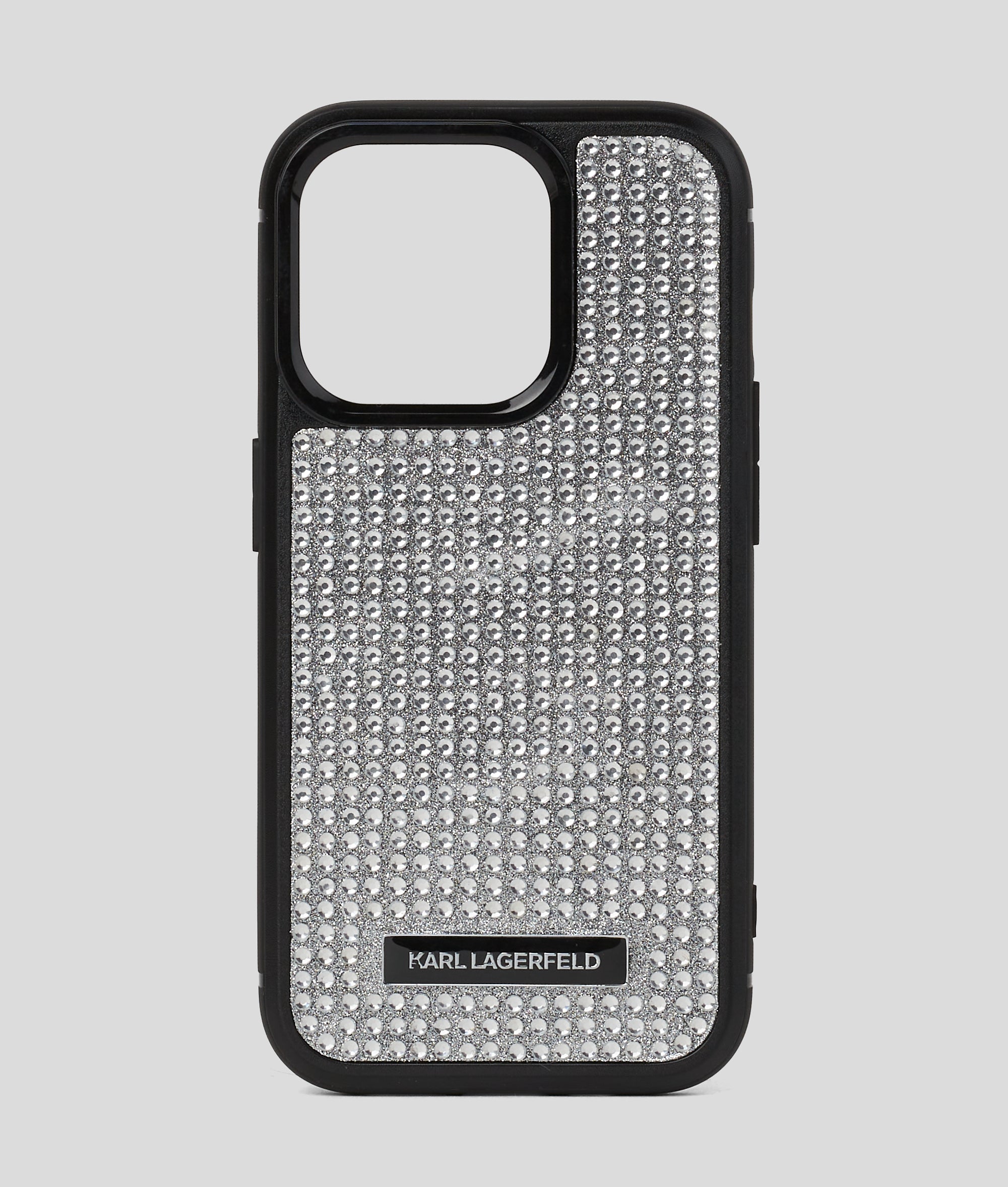 Karl Lagerfeld★iPhone 13 電話ケース Karl Lagerfeld PC/TPU Hard Case Ikonik Choupette For iPhone