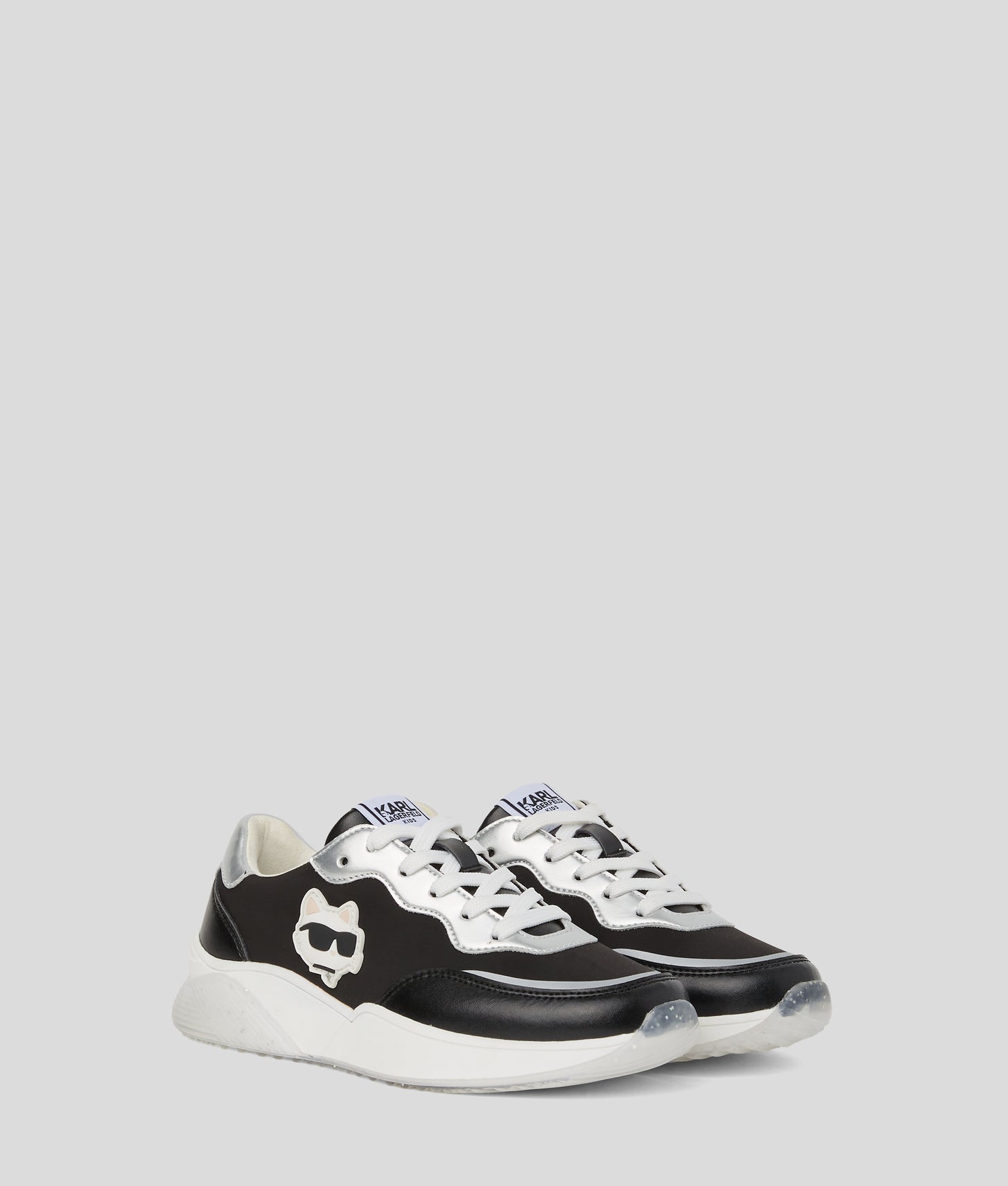 GIRLS IKON SNEAKERS Black Kids KARL LAGERFELD - Main Image