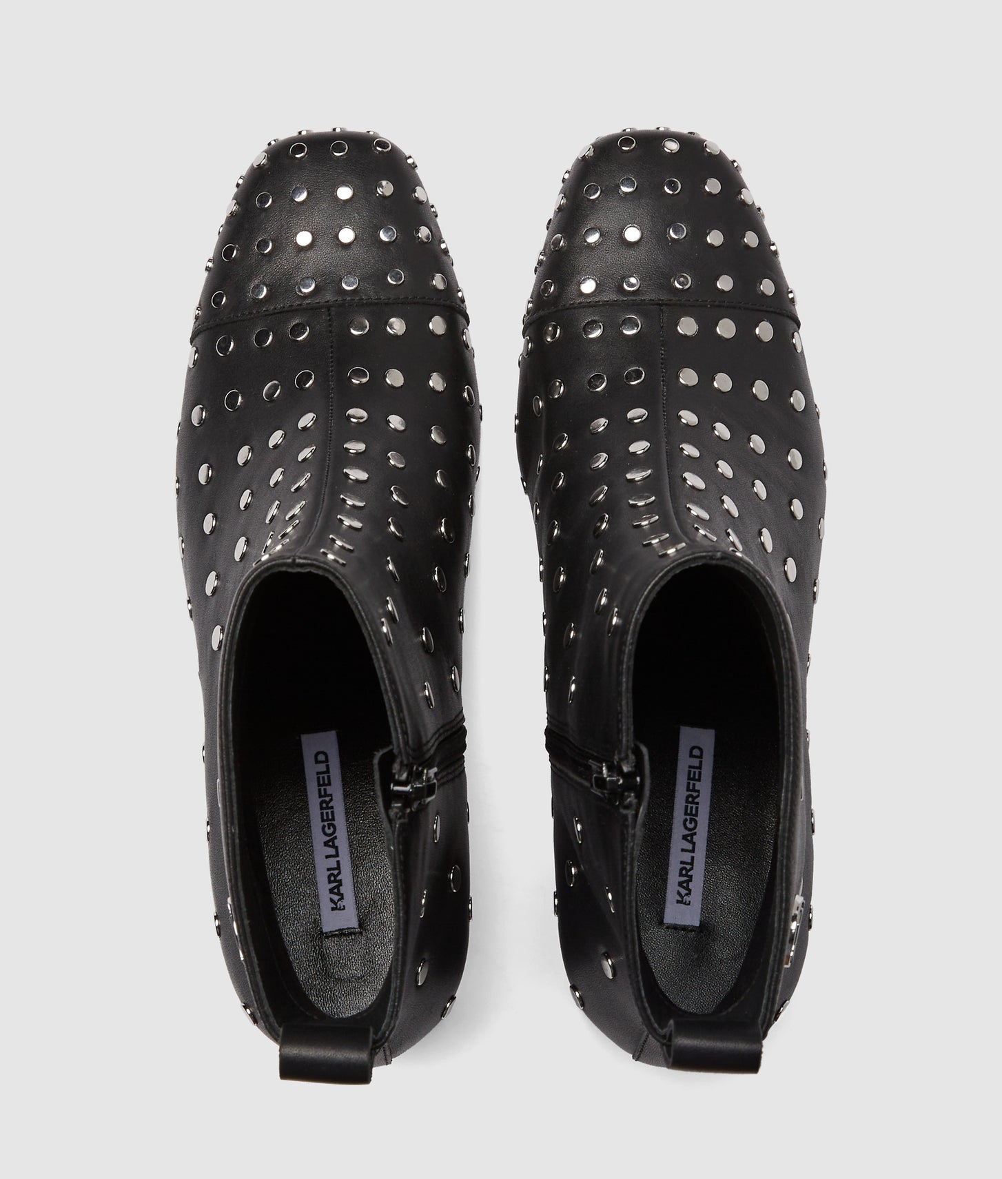 Beata studded ankle boots Black/Silver Women KARL LAGERFELD