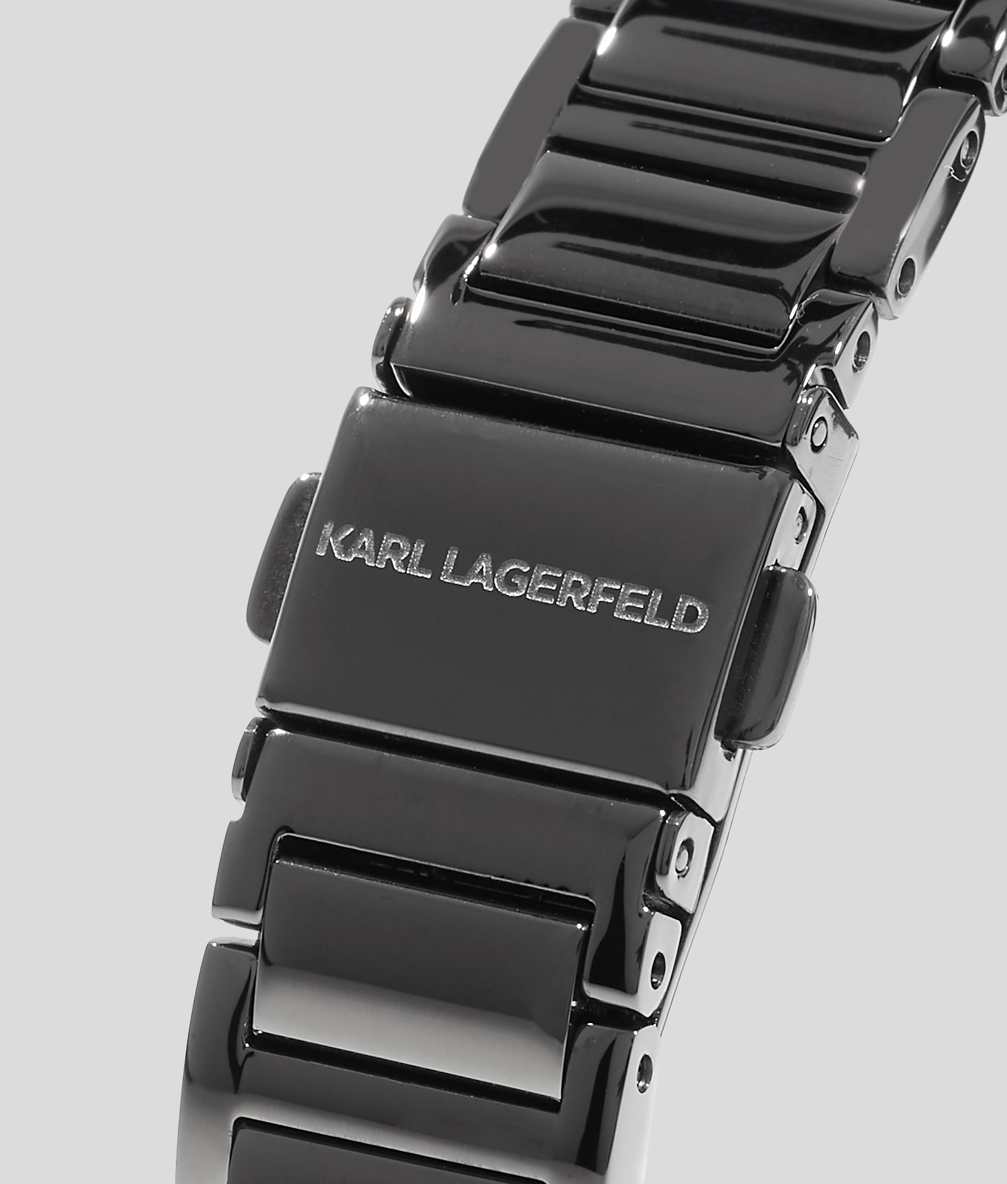 LOGO SQUARE HORLOGE Metaalgrijs Dames KARL LAGERFELD