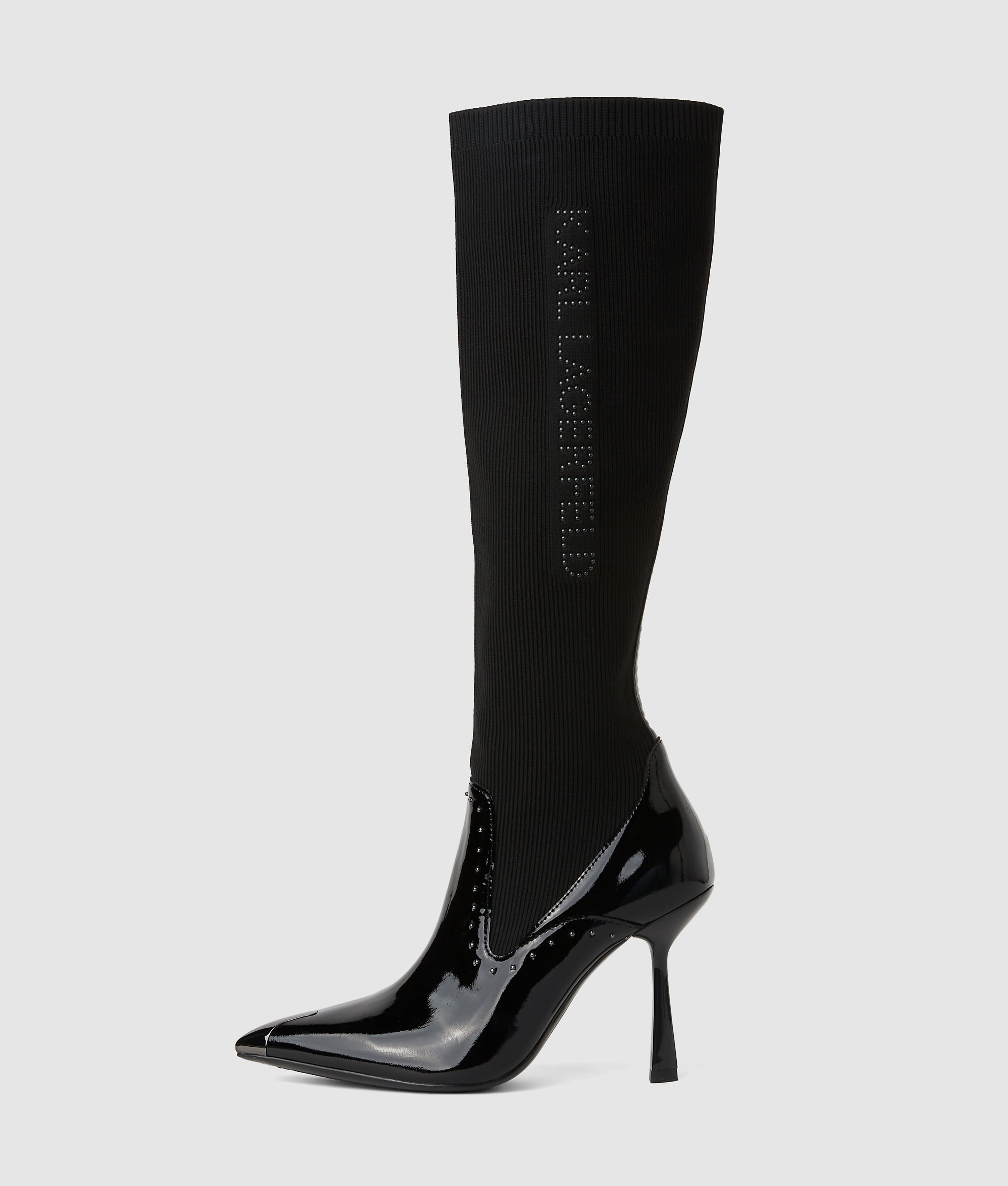 スエード ロングブーツ オークル リボン Karl Lagerfeld Women's Boots | KARL LAGERFELD