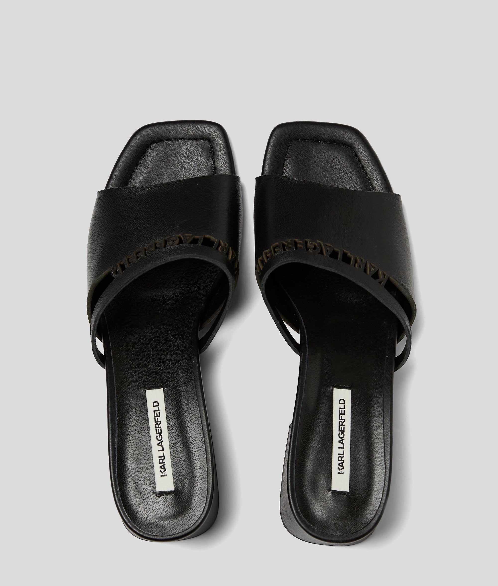 サンダル・ミュール KARL LAGERFELD Women Sandals KL61705K01 Black Karl Lagerfeld Ventura criss-cross sandals - Black | KL61705K01