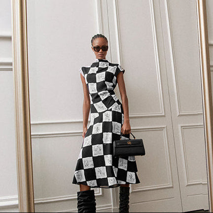 White collar dress | Black | Women | KARL LAGERFELD | Page 1 White collar dress | Black | Women | KARL LAGERFELD | Page 1